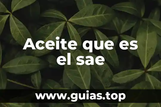 Qué es color magia y cómo se trabaja 6 Aceite que es el sae
