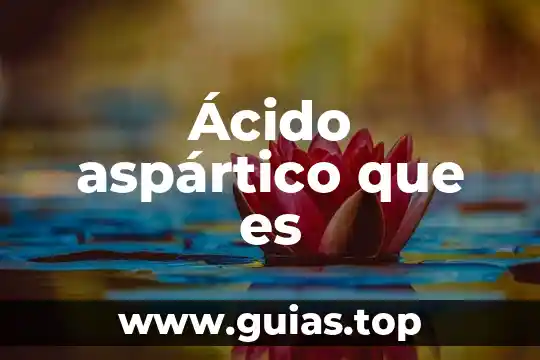 Qué es catarsis en filosofía 8 Ácido aspártico que es