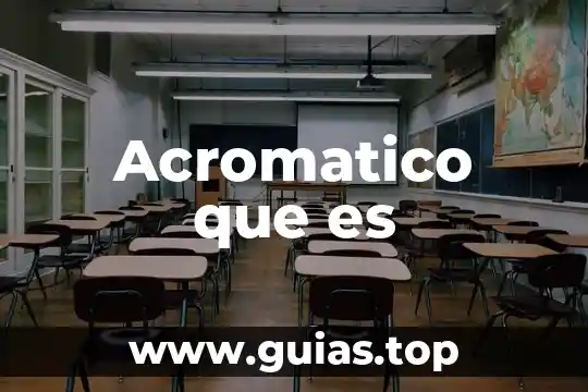 Que es pago tt o ti 4 Acromatico que es