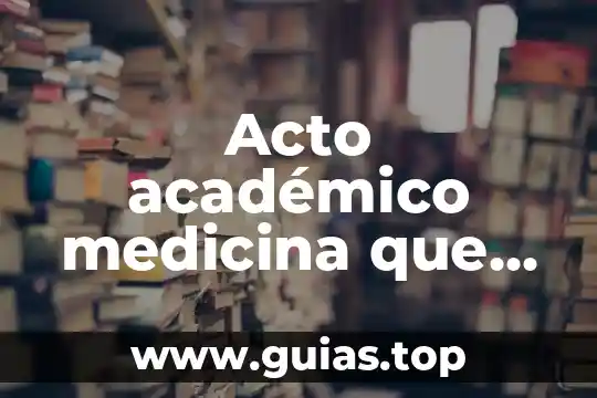 Qué es física concepto y ejemplo 6 Acto académico medicina que es