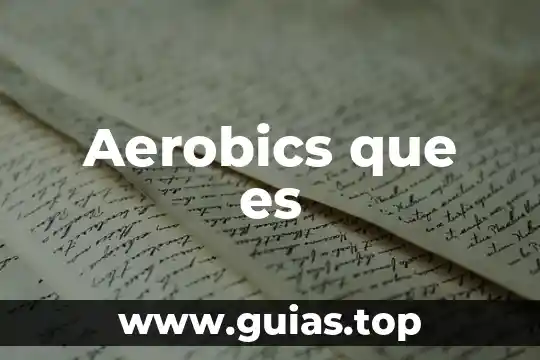 Que es una activista malala 3 Aerobics que es