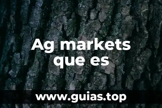 Qué es IML Markets Live 3 Ag markets que es
