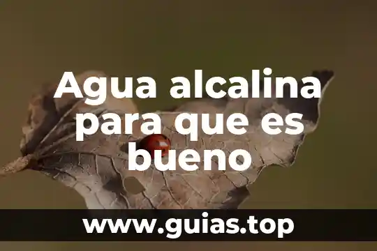 Que es la autoionización del agua libros 3 Agua alcalina para que es bueno