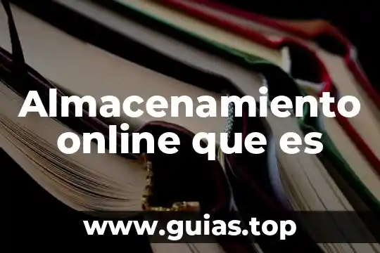 Verdad precientífica que es 4 Almacenamiento online que es