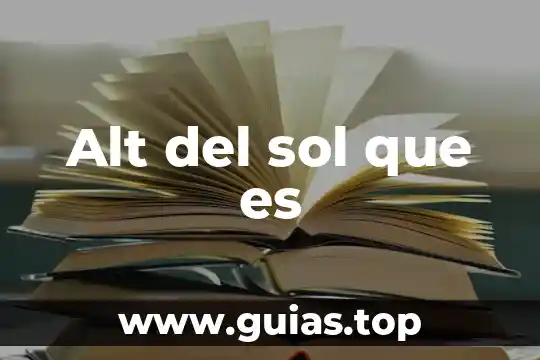 Cuando soy luna descubre que es sol benson 5 Alt del sol que es