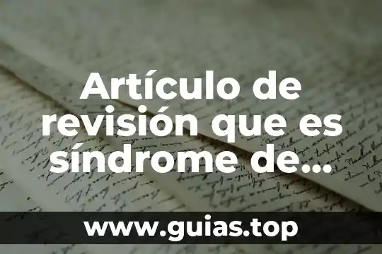 Que es tipos huelga que articulo 4 Artículo de revisión que es síndrome de Down
