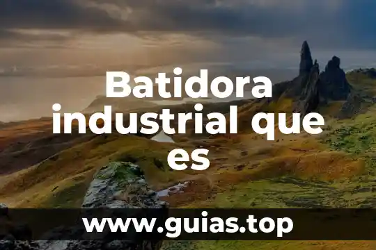 Por que es importante la seguridad industrial 7 Batidora industrial que es