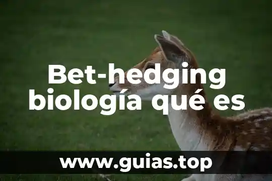 Tipos de distribución uniforme para qué es biología 4 Bet-hedging biología qué es