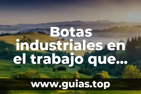 Por que es conveniente automatizar un procesos industriales 4 Botas industriales en el trabajo que es