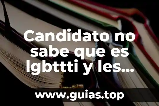 Que es el cárter en maquinaria pesada 3 Candidato no sabe que es lgbttti y les promete maquinaria