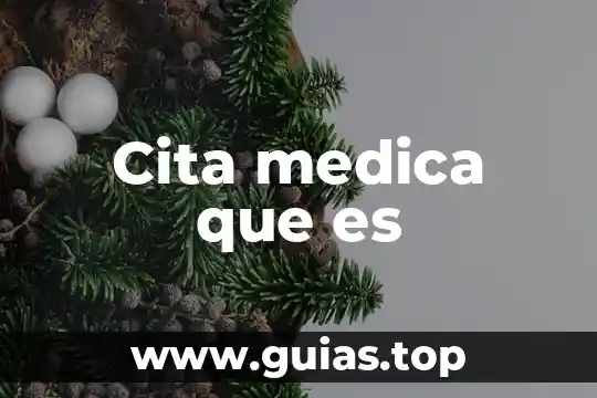 Qué es la atención médica infantil 5 Cita medica que es