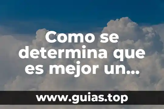 Como se determina que es mejor un grupo saliente