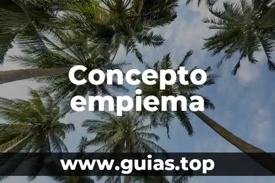 Que es el liderazf o concepto psicologico 6 Concepto empiema