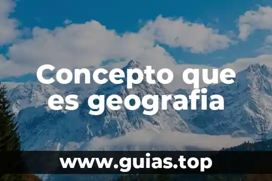 Que es infraganti concepto 3 Concepto que es geografia