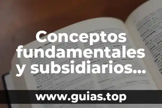 Que es la eprsonalidad diferentes conceptos 5 Conceptos fundamentales y subsidiarios que es ciencia