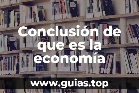 Que es ley de ingresos federal economia 5 Conclusión de que es la economía