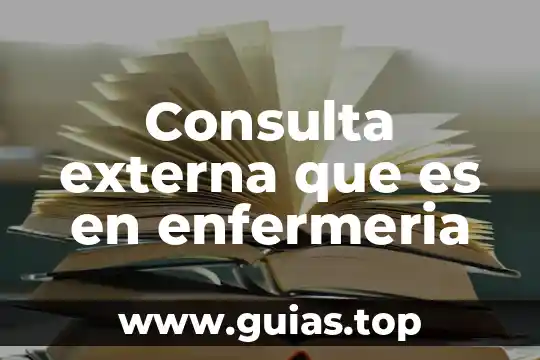 Anestesia que es tipos material acciones de enfermeria 8 Consulta externa que es en enfermeria
