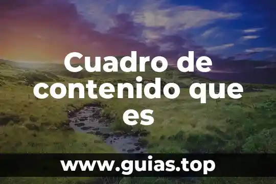 Que es un animal esquino 6 Cuadro de contenido que es