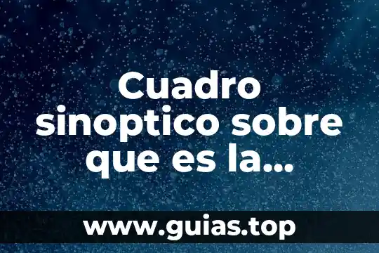 Que es un cuadro sinoptico de tipos de inventarios 8 Cuadro sinoptico sobre que es la quimica