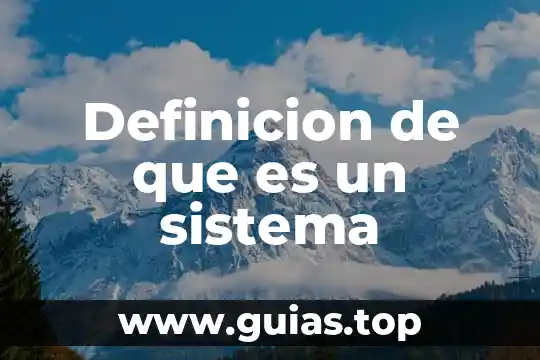 Qué es la constitución federal definición 4 Definicion de que es un sistema