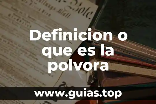 Qué es un evento político definición 7 Definicion o que es la polvora