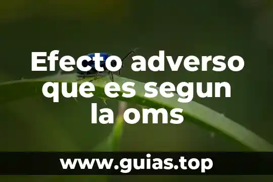 Que es el efecto glitch 3 Efecto adverso que es segun la oms