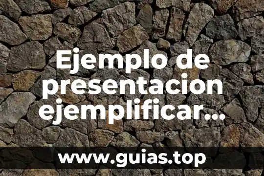 Que es ser responsable con uno mismo 6 Ejemplo de presentacion ejemplificar que es un mismo proyecto