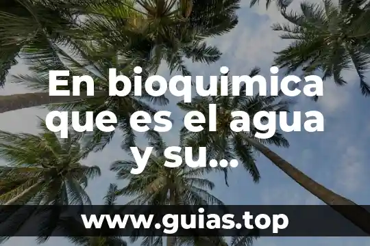 Que es un albe en una bomba de agua 3 En bioquimica que es el agua y su cimposicion