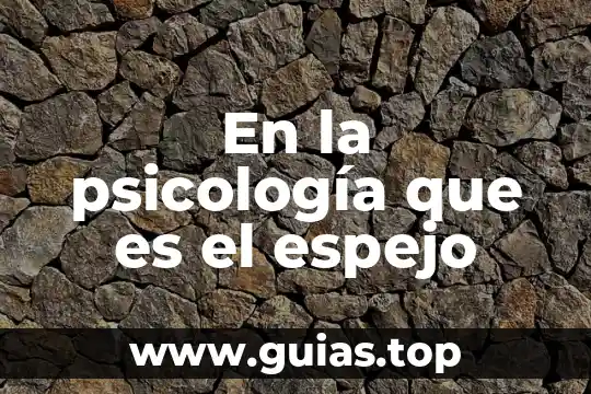 Qué es el ICC en psicología 6 En la psicología que es el espejo