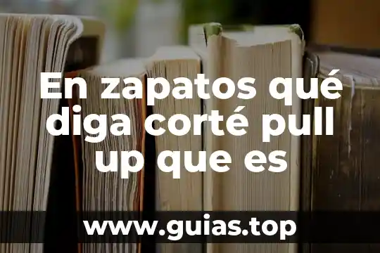 Diga que es un principio de acción en amparo 3 En zapatos qué diga corté pull up que es