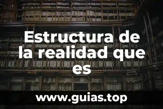 Qué es la realidad virtual características y ejemplos 3 Estructura de la realidad que es