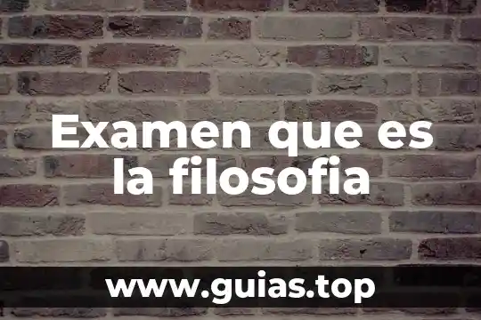 Que es alma vegetativa en filosofia 7 Examen que es la filosofia