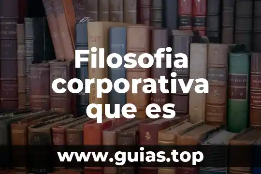 En filosofía que es potencia 4 Filosofia corporativa que es