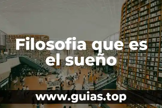 Qué es politeísmo en filosofía 7 Filosofia que es el sueño