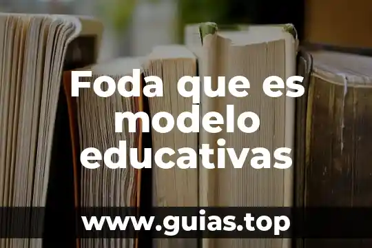 Que es primero el diagnostico o el analisis foda 7 Foda que es modelo educativas