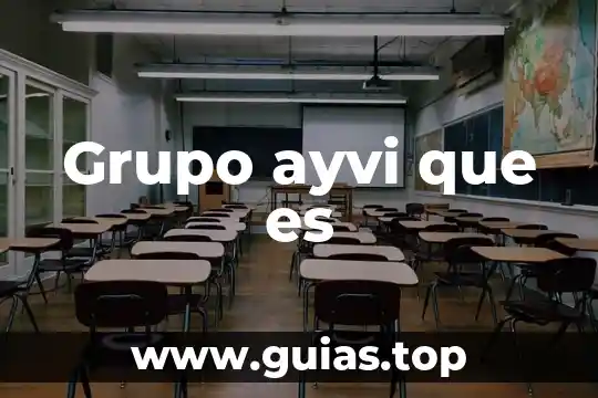Que es grupo etario 5 Grupo ayvi que es