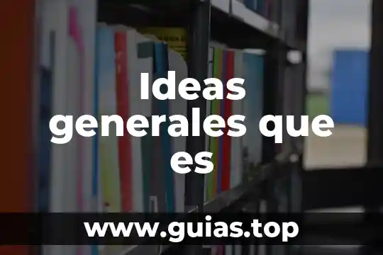 Que es procedimiento global o de mercancías generales 3 Ideas generales que es