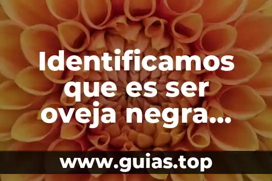 Qué es escolio en matemáticas y ejemplos 8 Identificamos que es ser oveja negra brainly