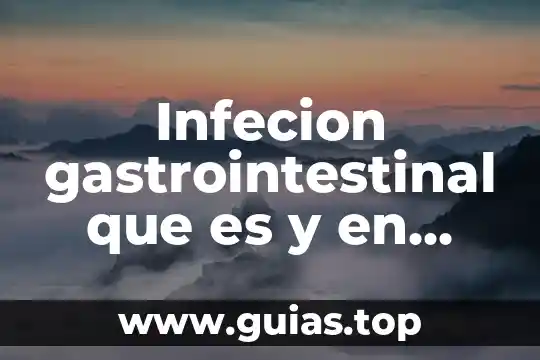Que es la causa poyencial en el amef 3 Infecion gastrointestinal que es y en que la causa