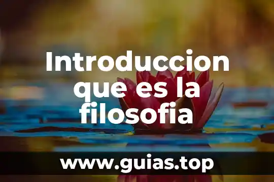 Qué es indolente en filosofía 3 Introduccion que es la filosofia