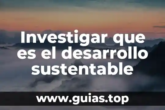 Que es el desarrollo del pensamiento simbolico 3 Investigar que es el desarrollo sustentable