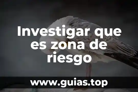 Que es zona de desarrollo proximo.edu 5 Investigar que es zona de riesgo