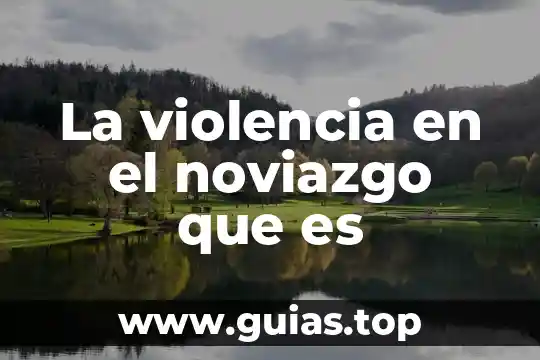 Que es el derecho a vivir libre de violencia 3 La violencia en el noviazgo que es