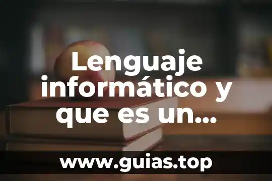 Que es muerte politica 3 Lenguaje informático y que es un lenguaje de programacion