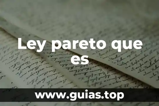 No teniendo mi propia justicia que es por la ley 7 Ley pareto que es