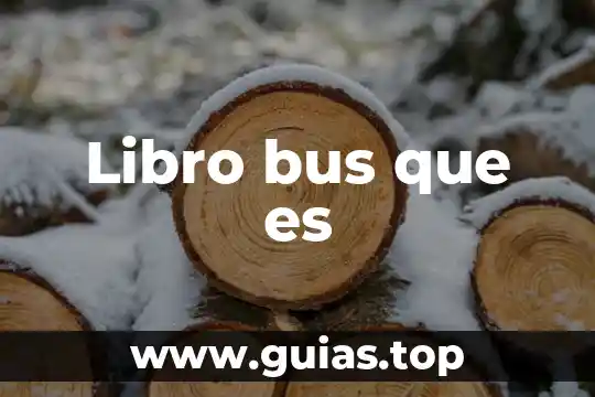 Qué es un bus de datos y qué tipos existen 6 Libro bus que es