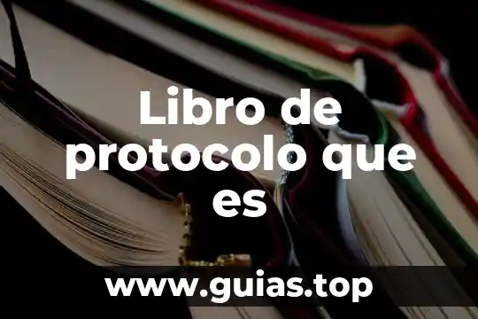 Que es una aportacion cientifica en un protocolo de tesis 6 Libro de protocolo que es
