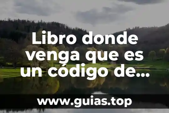 Que es un compuesto ionico libro 3 Libro donde venga que es un código de ética