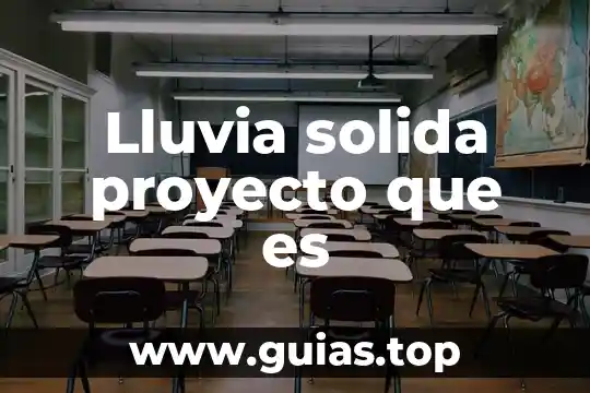 Qué es un proyecto de biogas definición 4 Lluvia solida proyecto que es