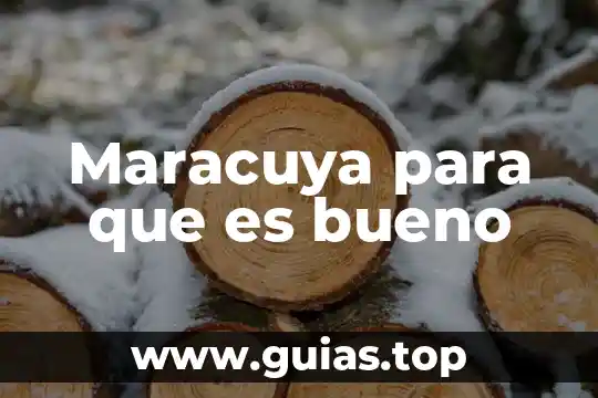 Que es el desarrollo portuario concepto 5 Maracuya para que es bueno